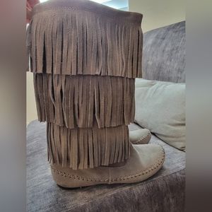 Lauren Conrad Fringe Boots